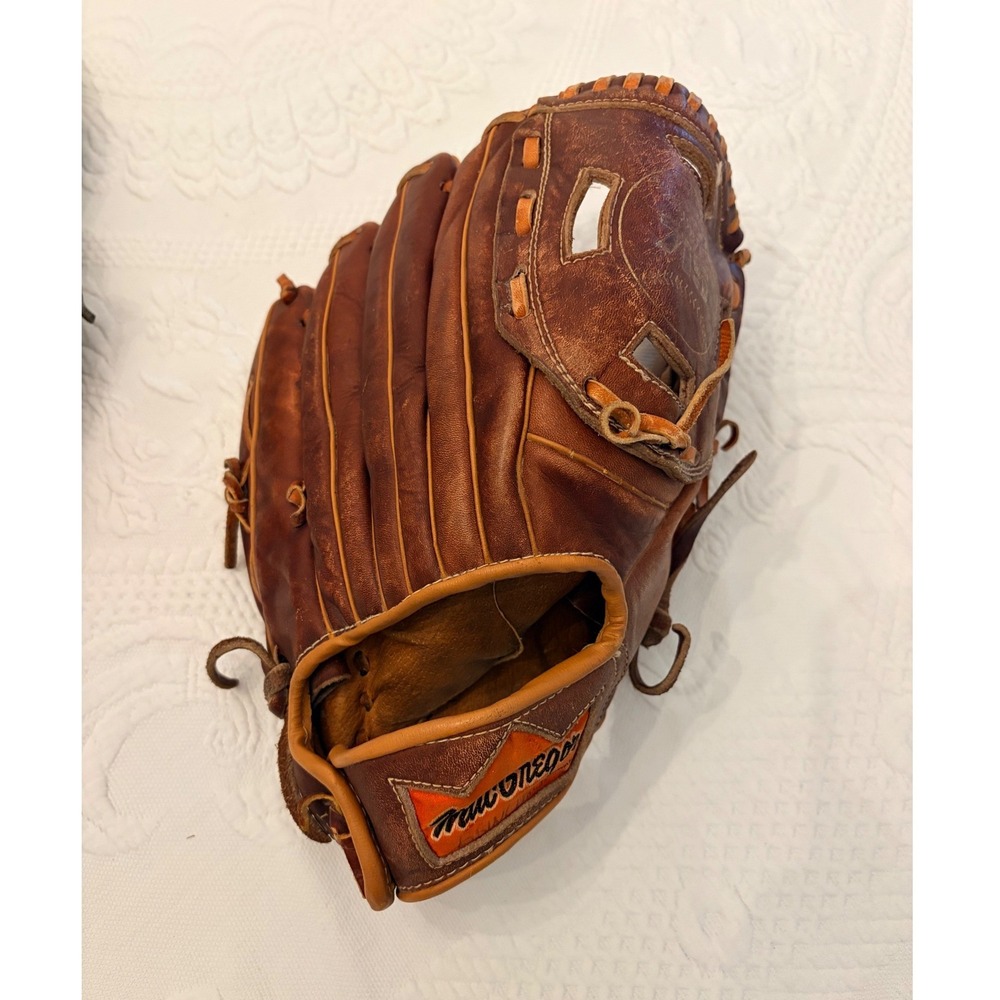Vintage MacGregor 715 Hank Aaron Baseball Glove Brown Leather RH Throw USA